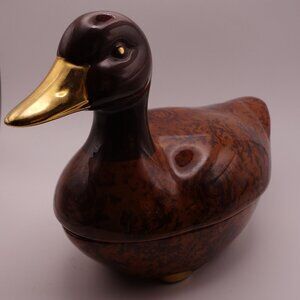 Michel Caugant Ceramic Duck Storage Container